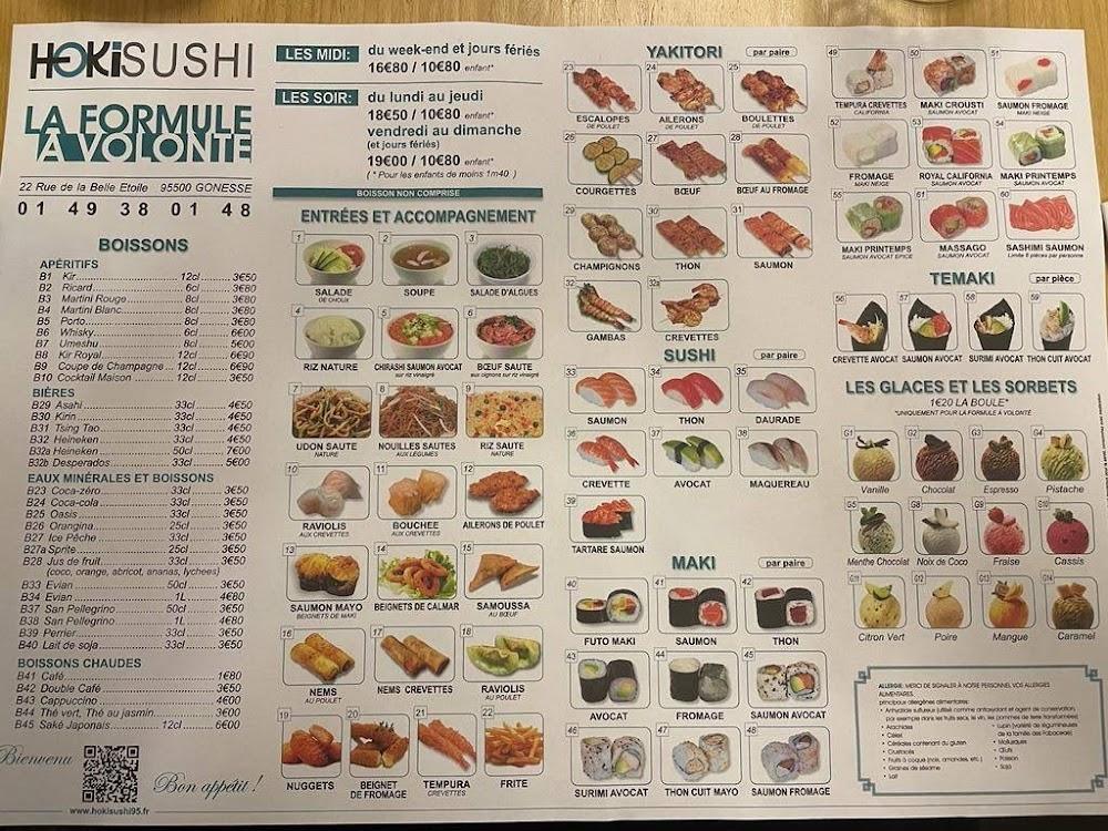 Hoki Sushi - Menu Image 1